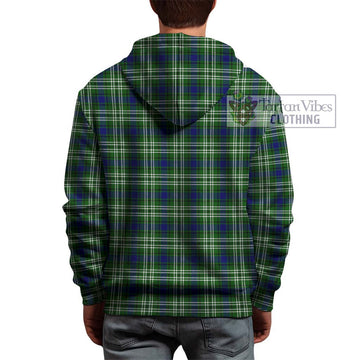 Haliburton Tartan Hoodie with Family Crest DNA In Me Style