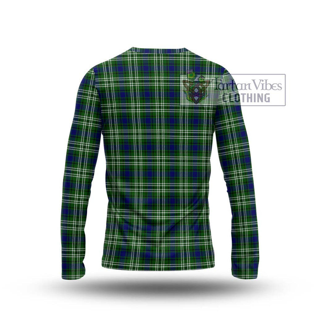 Haliburton Tartan Long Sleeve T-Shirt with Family Crest DNA In Me Style - Tartanvibesclothing Shop