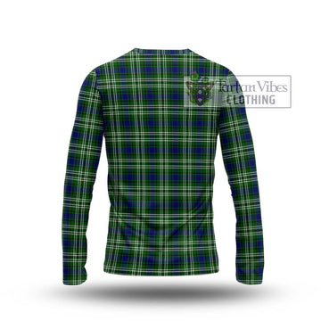 Haliburton Tartan Long Sleeve T-Shirt with Family Crest DNA In Me Style