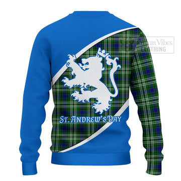 Haliburton Family Crest Tartan Ugly Sweater Celebrate Saint Andrew's Day in Style