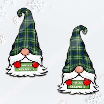 Haliburton Gnome Christmas Ornament with His Tartan Christmas Hat