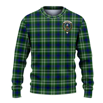 Haliburton Tartan Ugly Sweater with Family Crest