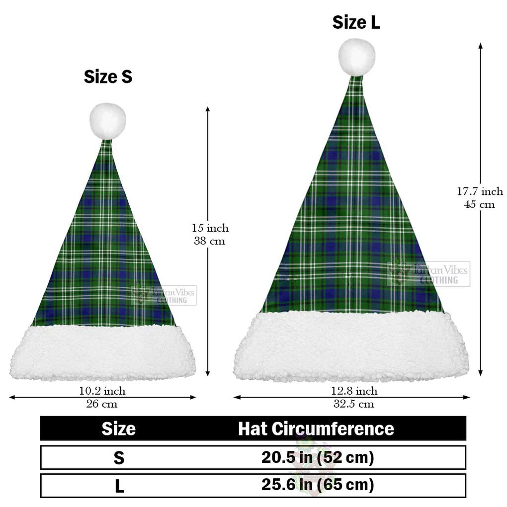 Tartan Vibes Clothing Haliburton Tartan Christmas Santa Hats