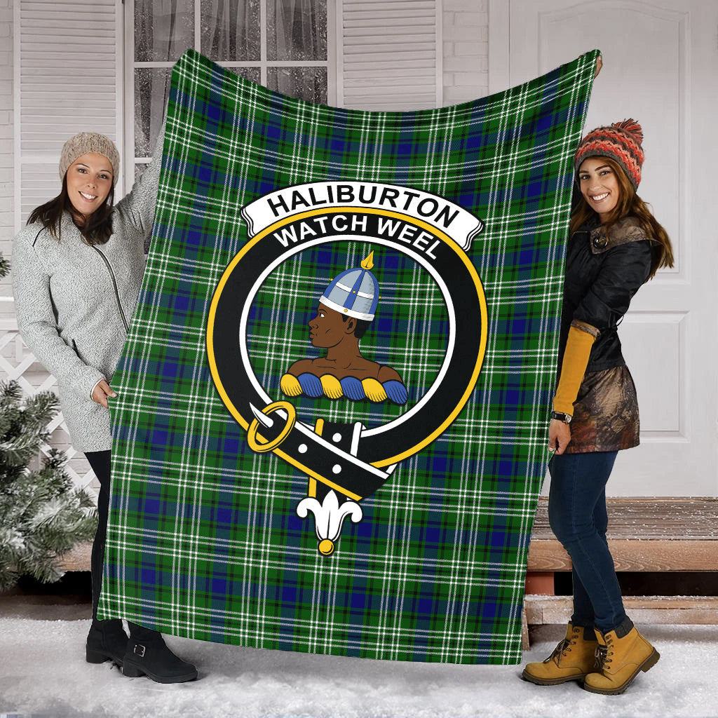 haliburton-tartab-blanket-with-family-crest