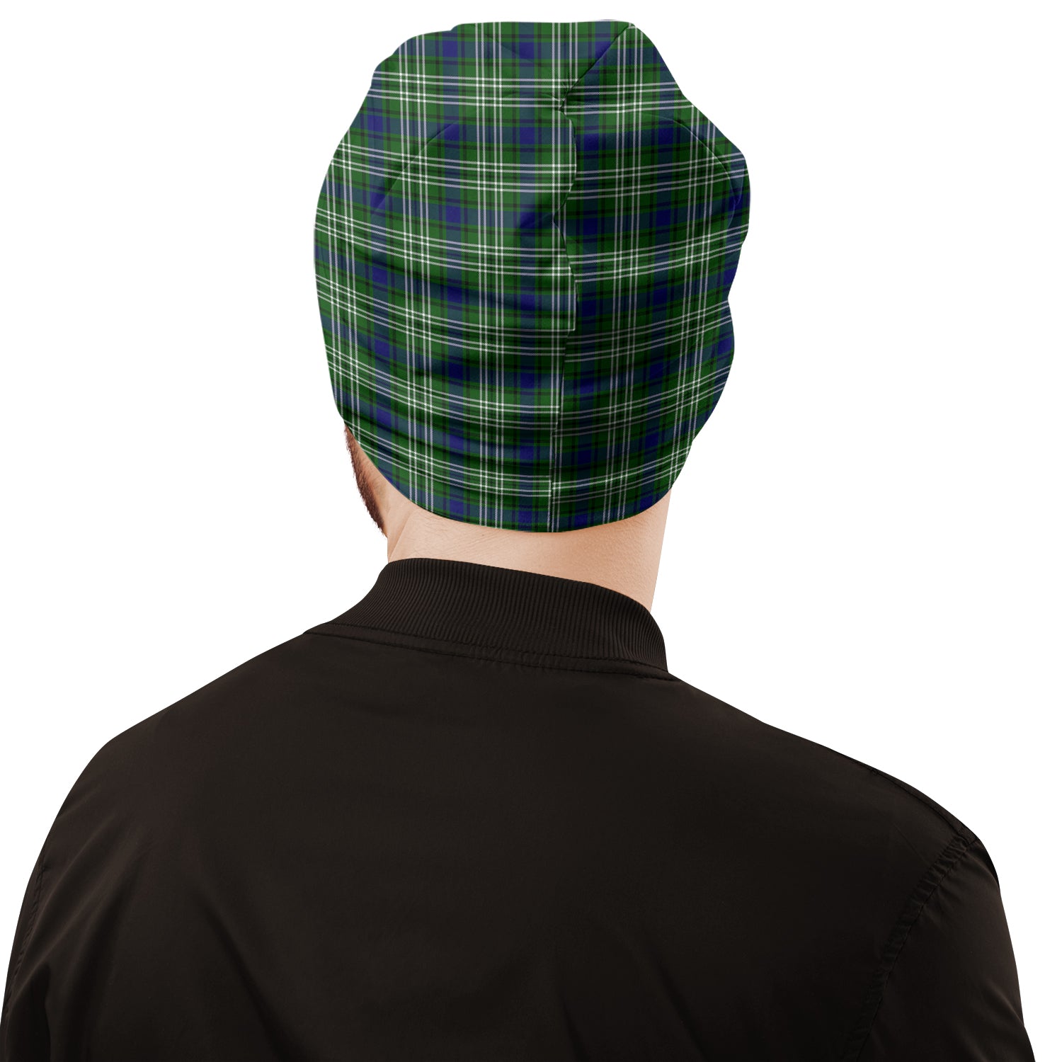 Haliburton Tartan Beanies Hat with Family Crest - Tartan Vibes Clothing