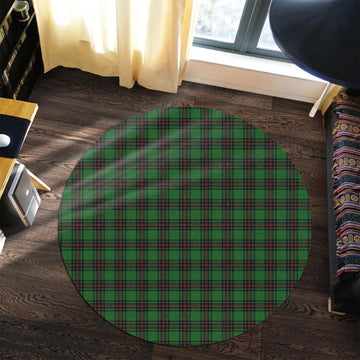 Halkerston Tartan Round Rug Premium Round Rug - Tartan Vibes Clothing