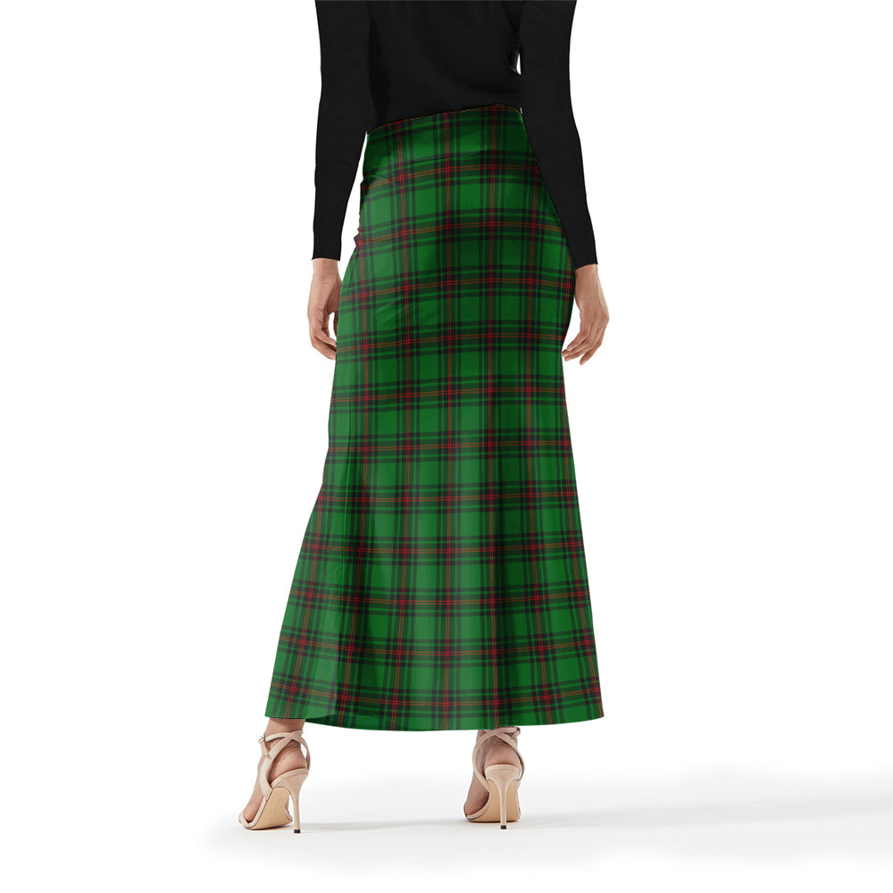 Halkerston Tartan Womens Full Length Skirt - Tartan Vibes Clothing