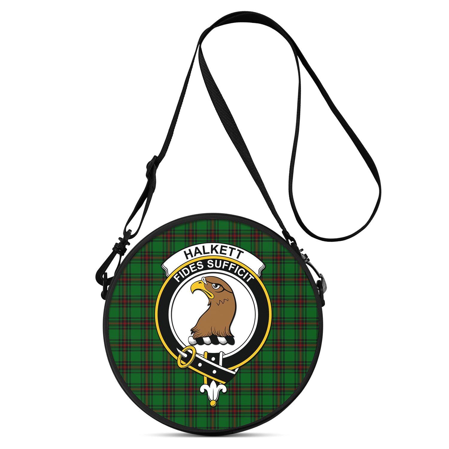 halkett-tartan-round-satchel-bags-with-family-crest