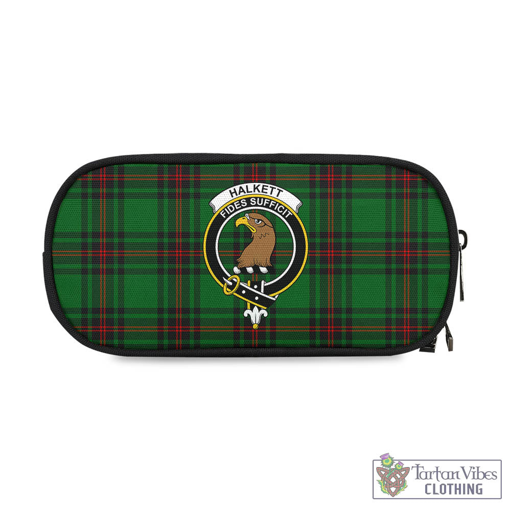 Tartan Vibes Clothing Halkett Tartan Pen and Pencil Case with Family Crest