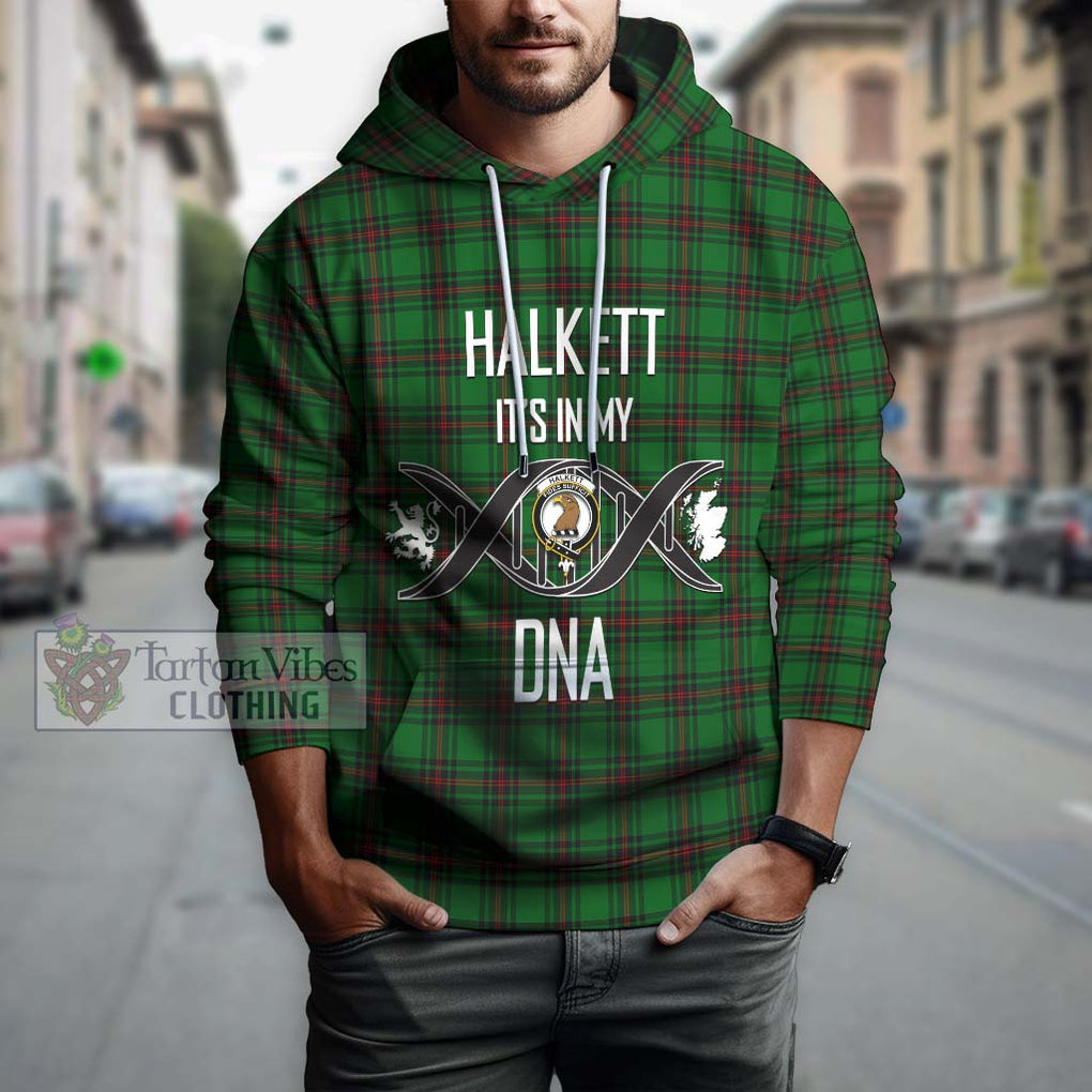 Halkett Tartan Hoodie with Family Crest DNA In Me Style Pullover Hoodie - Tartanvibesclothing Shop