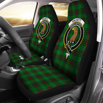 Halkett Tartan Car Seat Cover with Family Crest