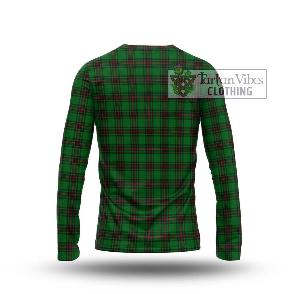 Halkett Tartan Long Sleeve T-Shirt with Family Crest DNA In Me Style - Tartanvibesclothing Shop