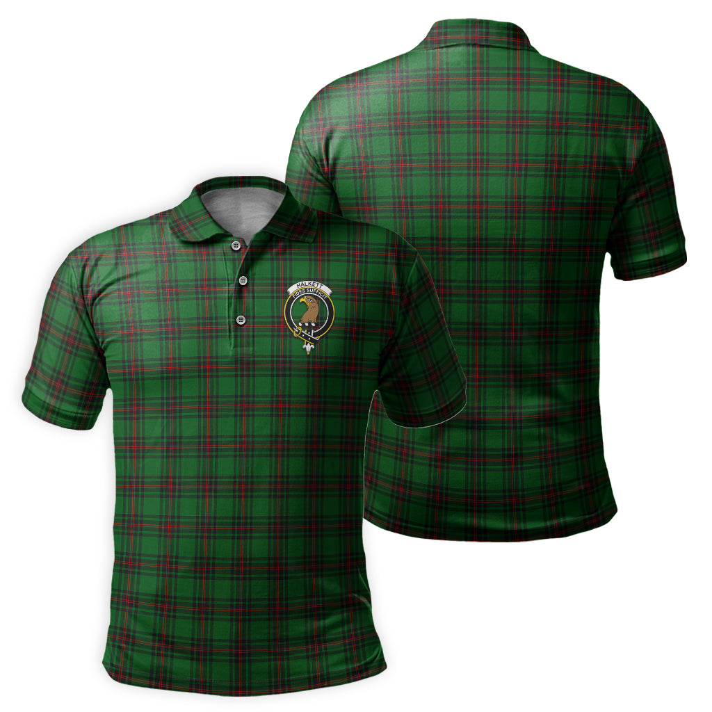 Halkett Tartan Men's Polo Shirt with Family Crest - Tartan Vibes Clothing