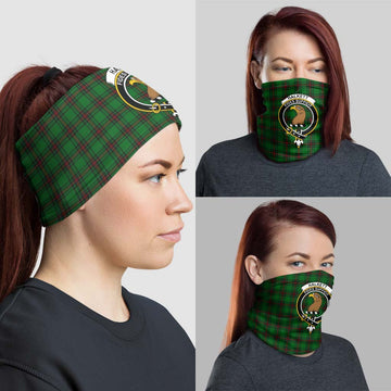 Halkett Tartan Neck Gaiters, Tartan Bandanas, Tartan Head Band with Family Crest