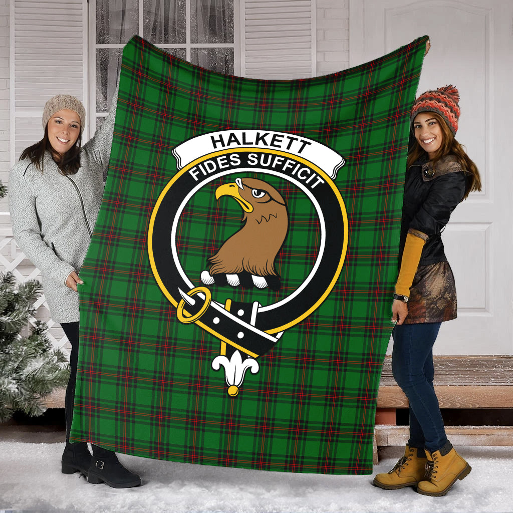 halkett-tartab-blanket-with-family-crest