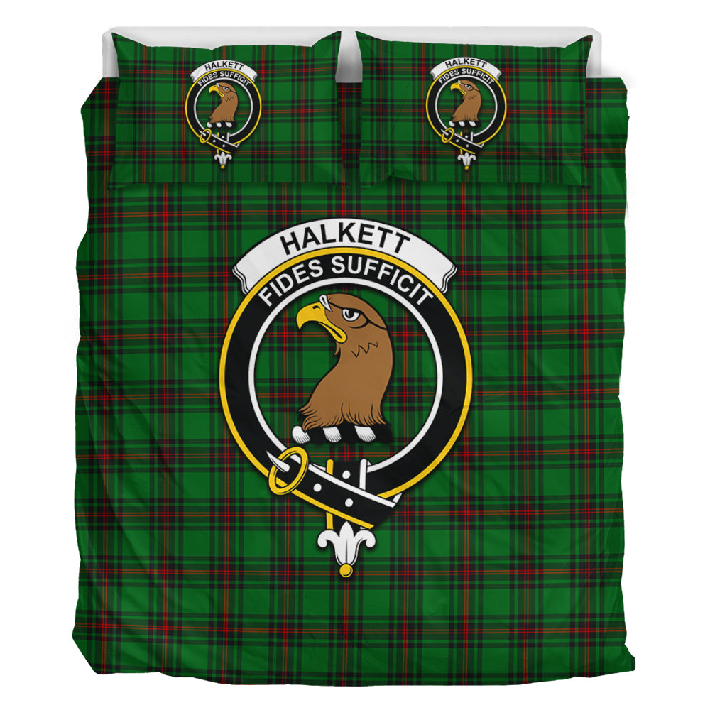 halkett-tartan-bedding-set-with-family-crest