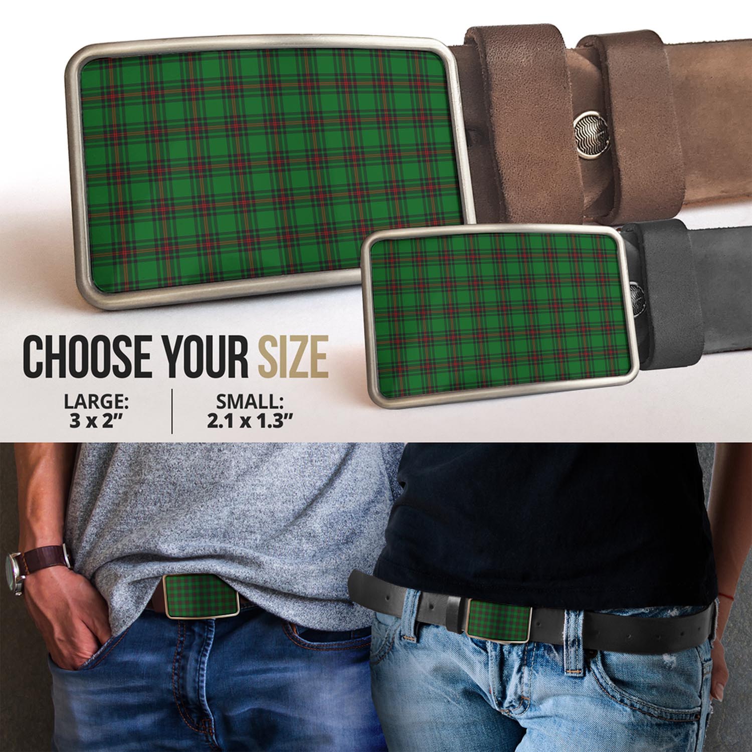 Halkett Tartan Belt Buckles - Tartan Vibes Clothing