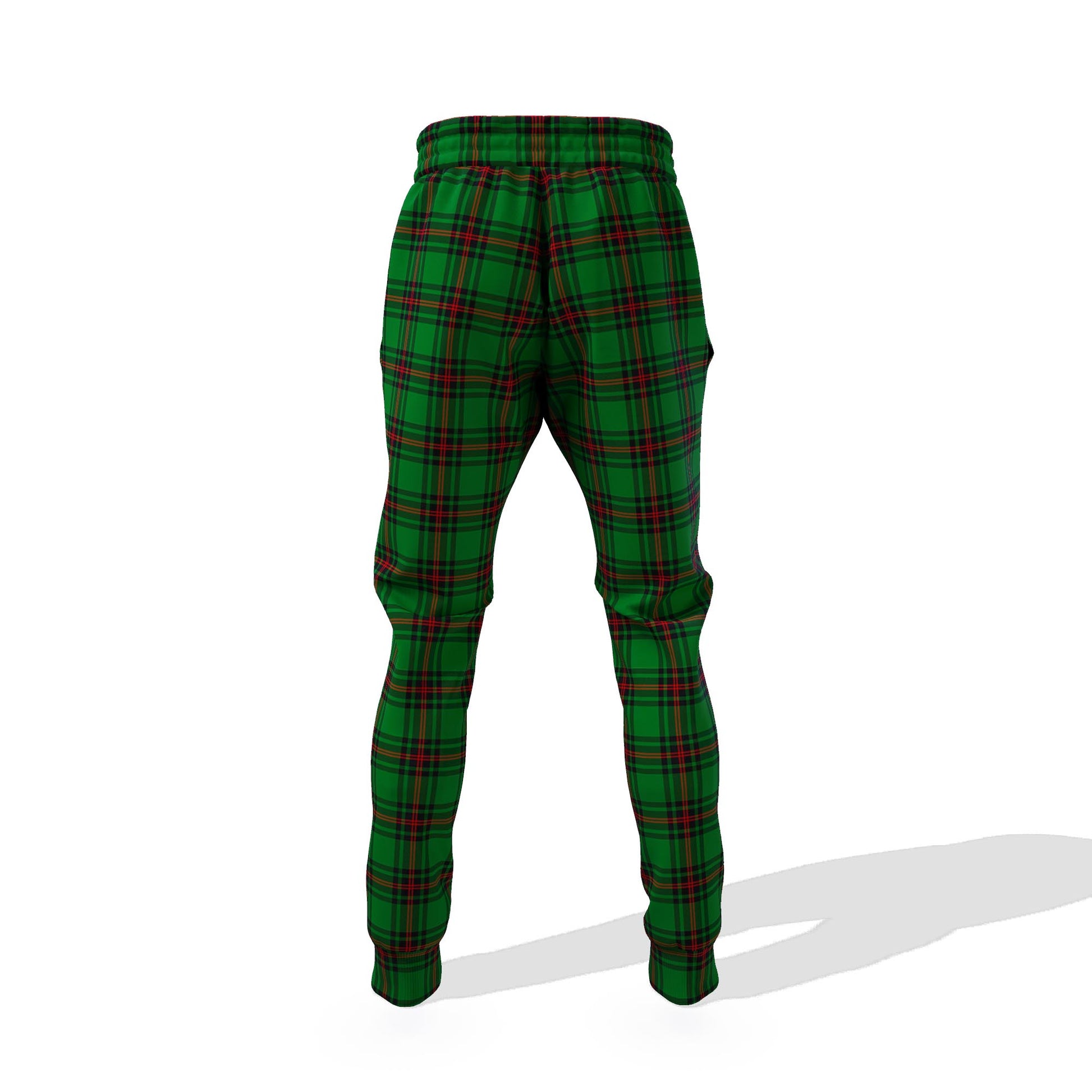 Halkett Tartan Joggers Pants with Family Crest - Tartanvibesclothing