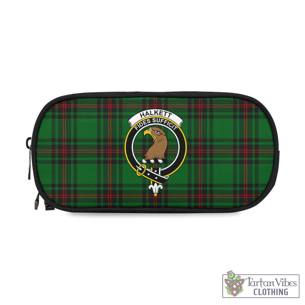 Tartan Vibes Clothing Halkett Tartan Pen and Pencil Case with Family Crest