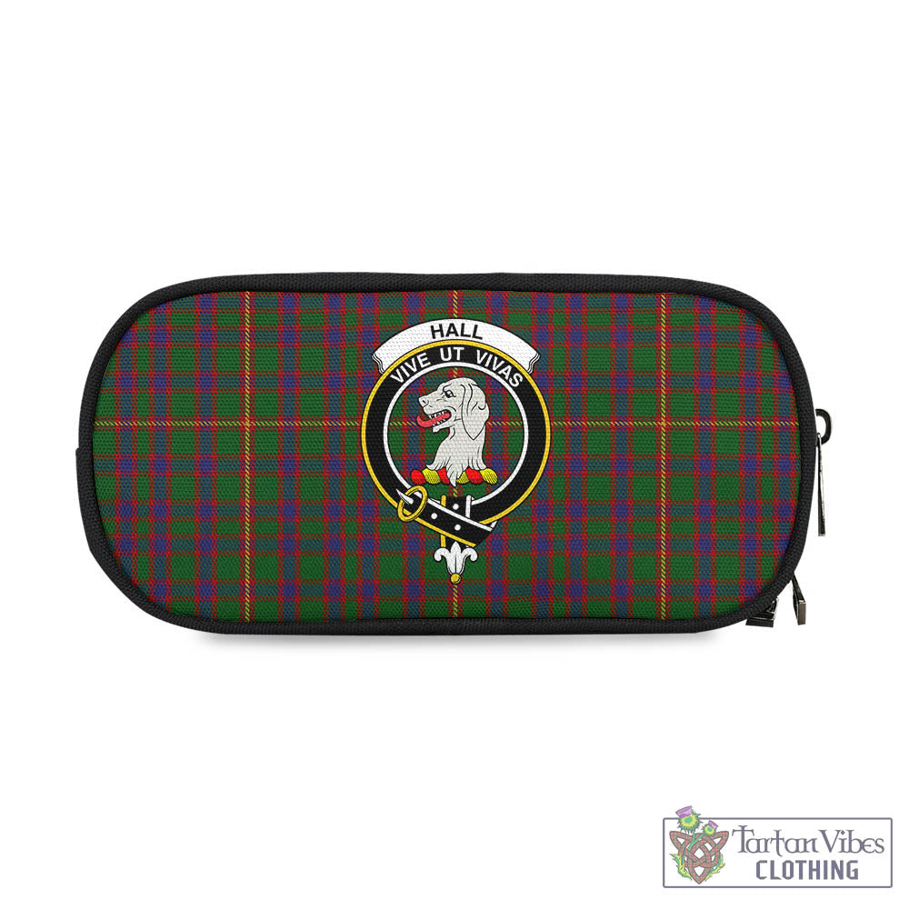 Tartan Vibes Clothing Hall Tartan Pen and Pencil Case with Family Crest