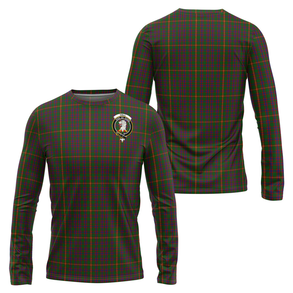 hall-tartan-long-sleeve-t-shirt-with-family-crest