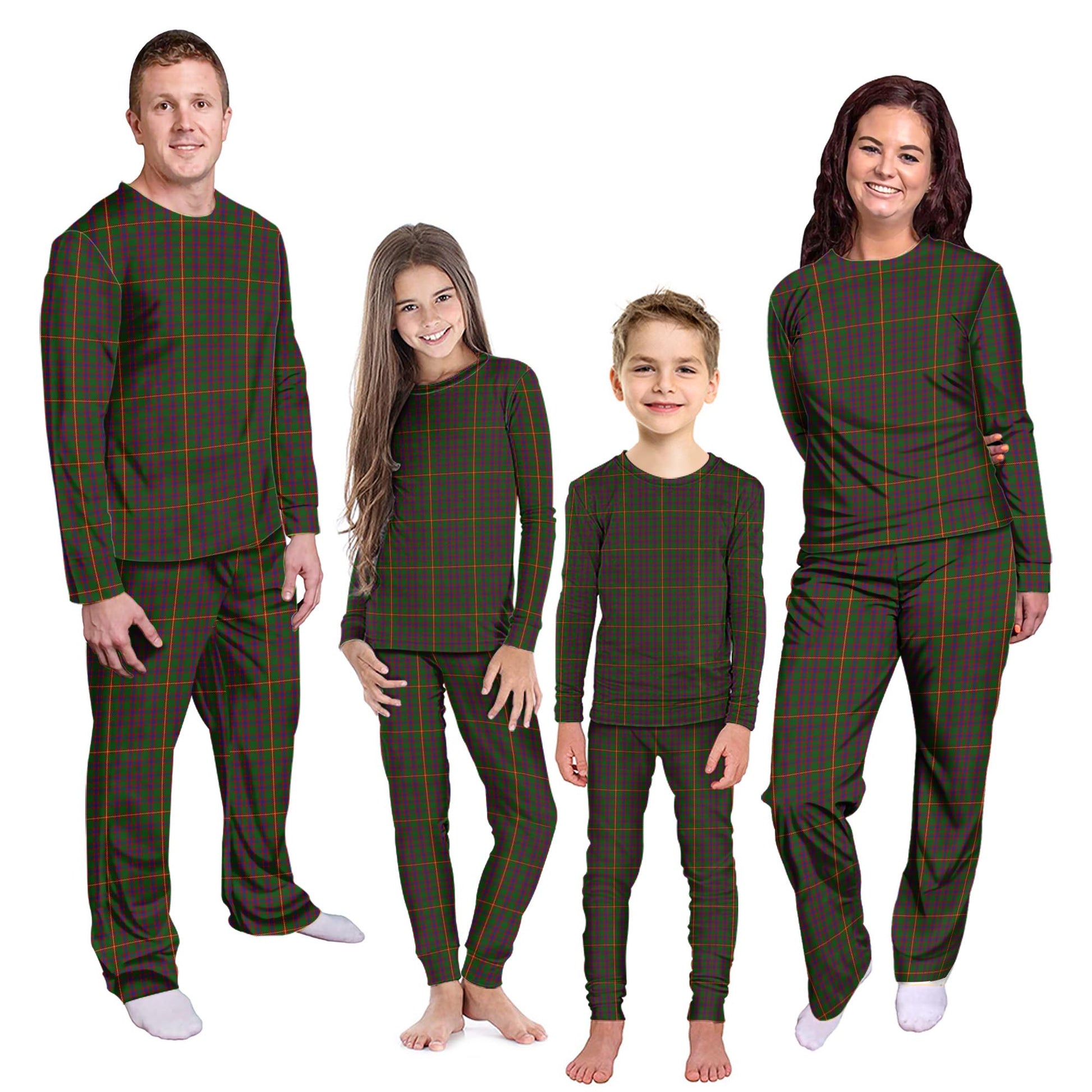 Hall Tartan Pajamas Family Set Kid - Tartan Vibes Clothing