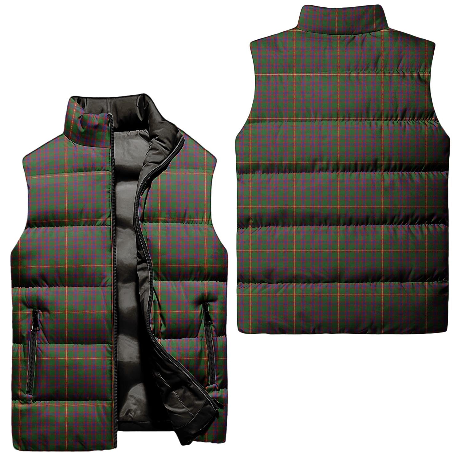 Hall Tartan Sleeveless Puffer Jacket Unisex - Tartanvibesclothing