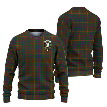 Hall Tartan Ugly Sweater with Family Crest