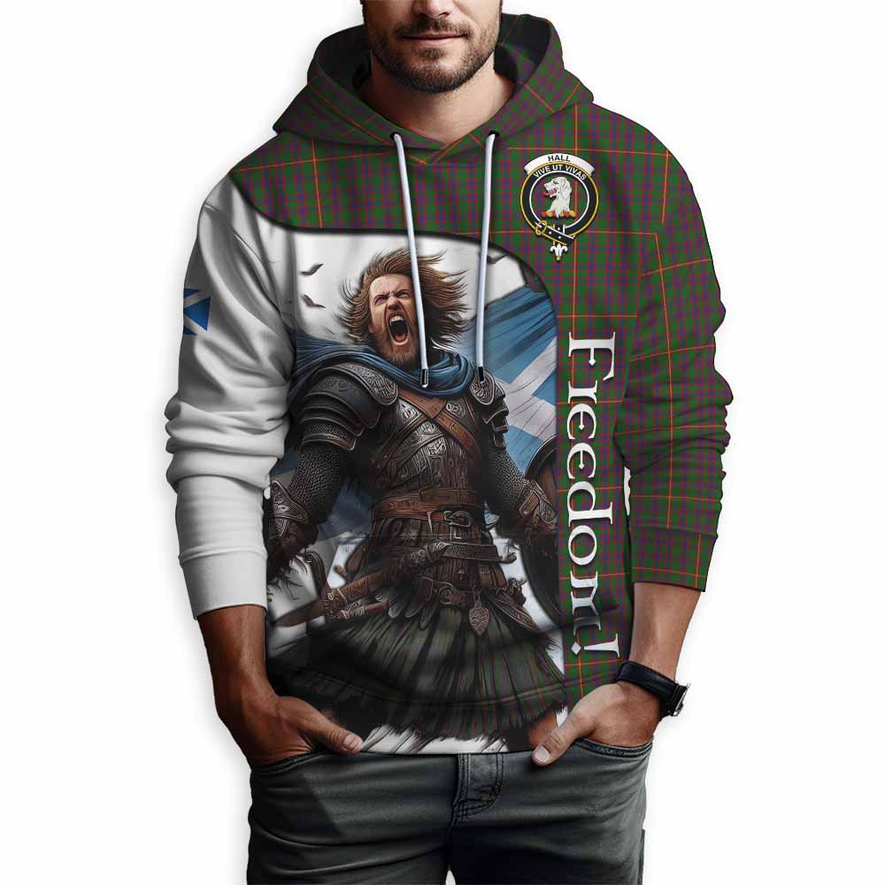 Tartan Vibes Clothing Hall Crest Tartan Hoodie Inspired by the Freedom of Scottish Warrior