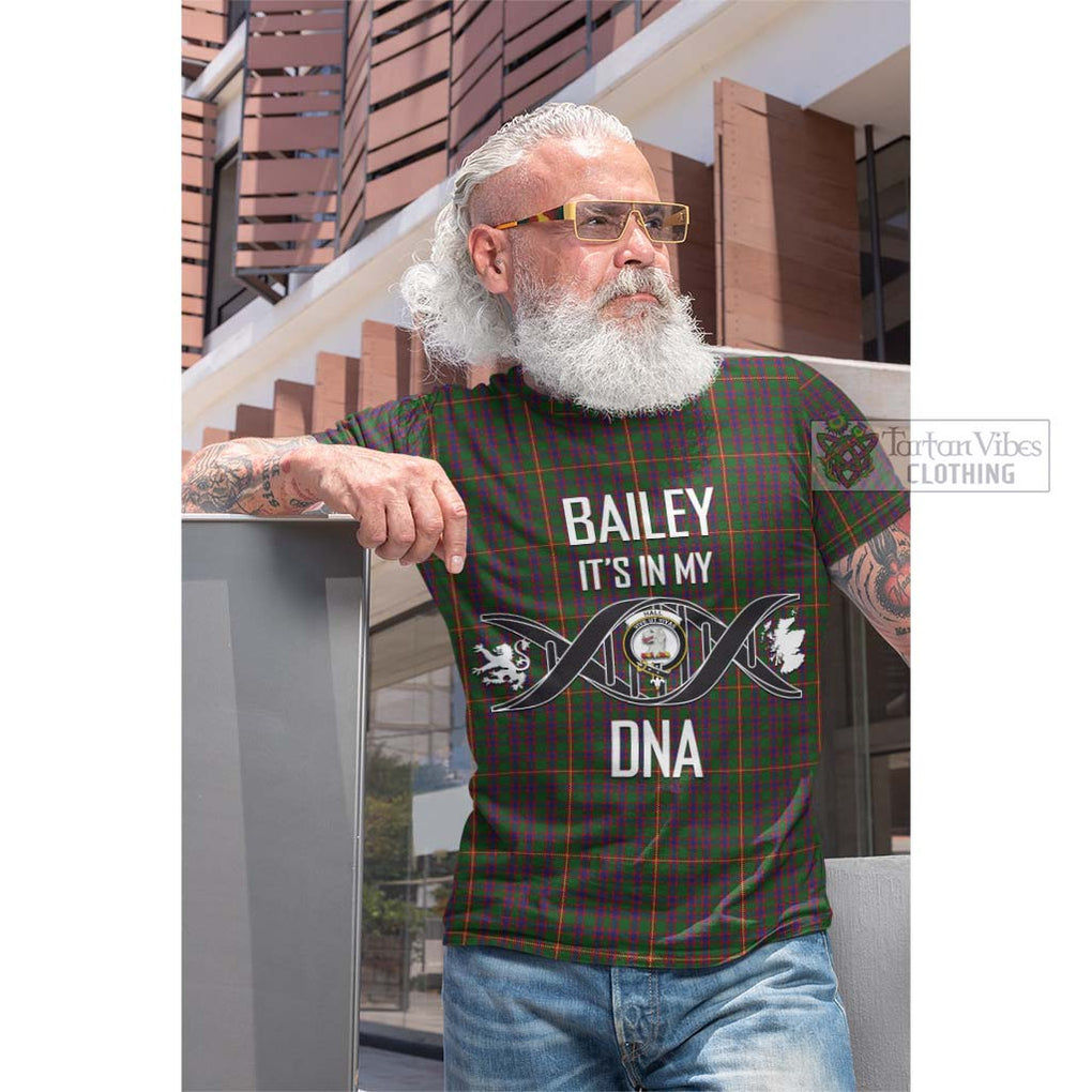 Tartan Vibes Clothing Hall Tartan Cotton T-shirt with Family Crest DNA In Me Style