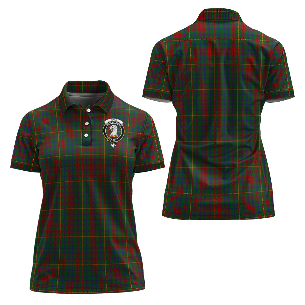 hall-tartan-polo-shirt-with-family-crest-for-women
