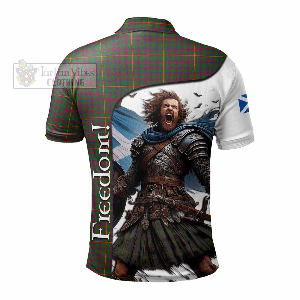 Tartan Vibes Clothing Hall Crest Tartan Polo Shirt Inspired by the Freedom of Scottish Warrior