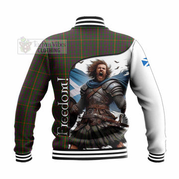 Hall Crest Tartan Baseball Jacket Inspired by the Freedom of Scottish Warrior