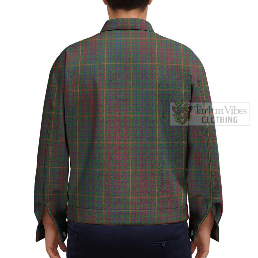 Hall Tartan Unisex Lapel Cotton Jacket - Tartan Vibes Clothing