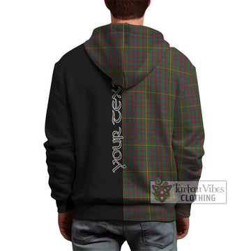 Hall Tartan Hoodie with Family Crest and Half Of Me Style