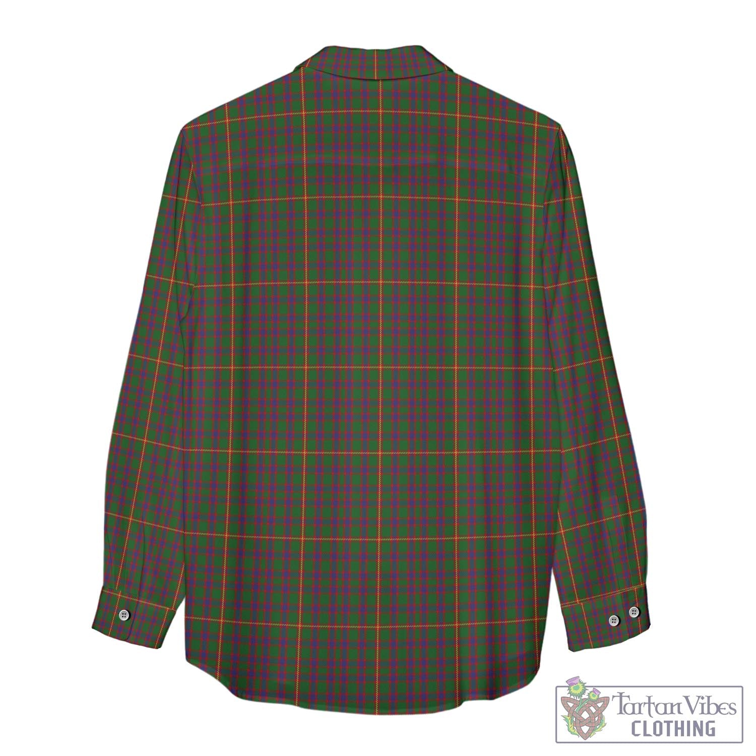 Tartan Vibes Clothing Hall Tartan Womens Casual Shirt with Family Crest