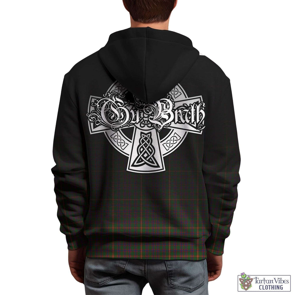 Tartan Vibes Clothing Hall Tartan Hoodie Featuring Alba Gu Brath Family Crest Celtic Inspired