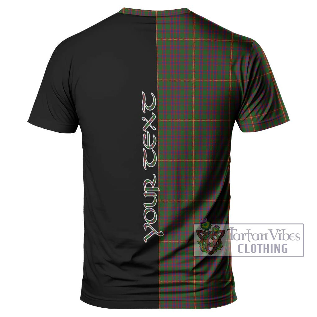 Hall Tartan T-Shirt with Family Crest and Half Of Me Style - Tartanvibesclothing Shop