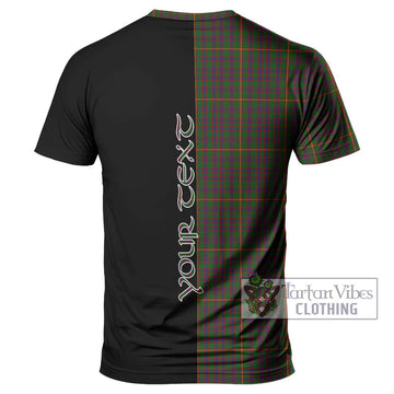 Hall Tartan T-Shirt with Family Crest and Half Of Me Style