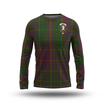 Hall Tartan Long Sleeve T-Shirt with Family Crest