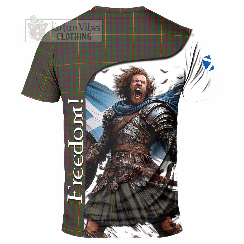 Hall Crest Tartan T-Shirt Inspired by the Freedom of Scottish Warrior