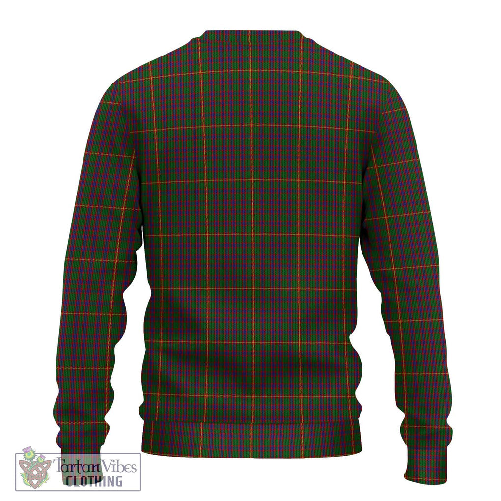 Hall Tartan Knitted Sweater with Family Crest DNA In Me Style - Tartanvibesclothing Shop