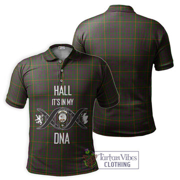 Hall Tartan Polo Shirt with Family Crest DNA In Me Style