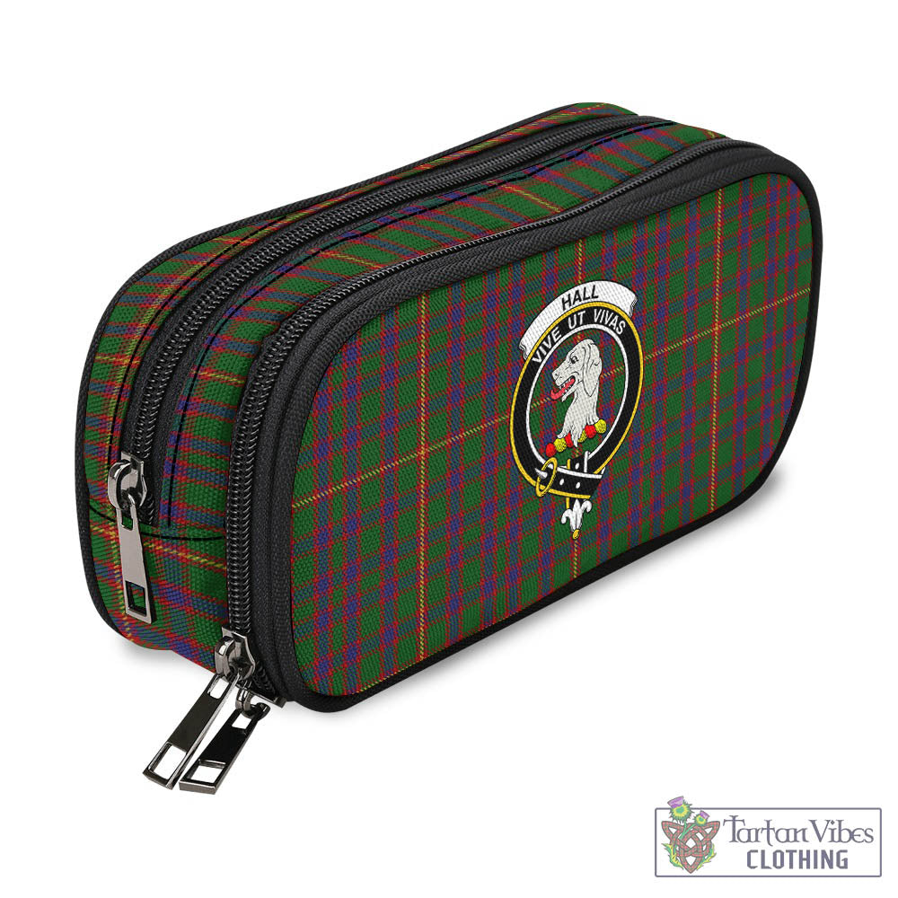 Tartan Vibes Clothing Hall Tartan Pen and Pencil Case with Family Crest