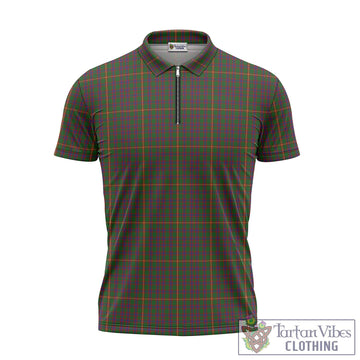 Hall Tartan Zipper Polo Shirt