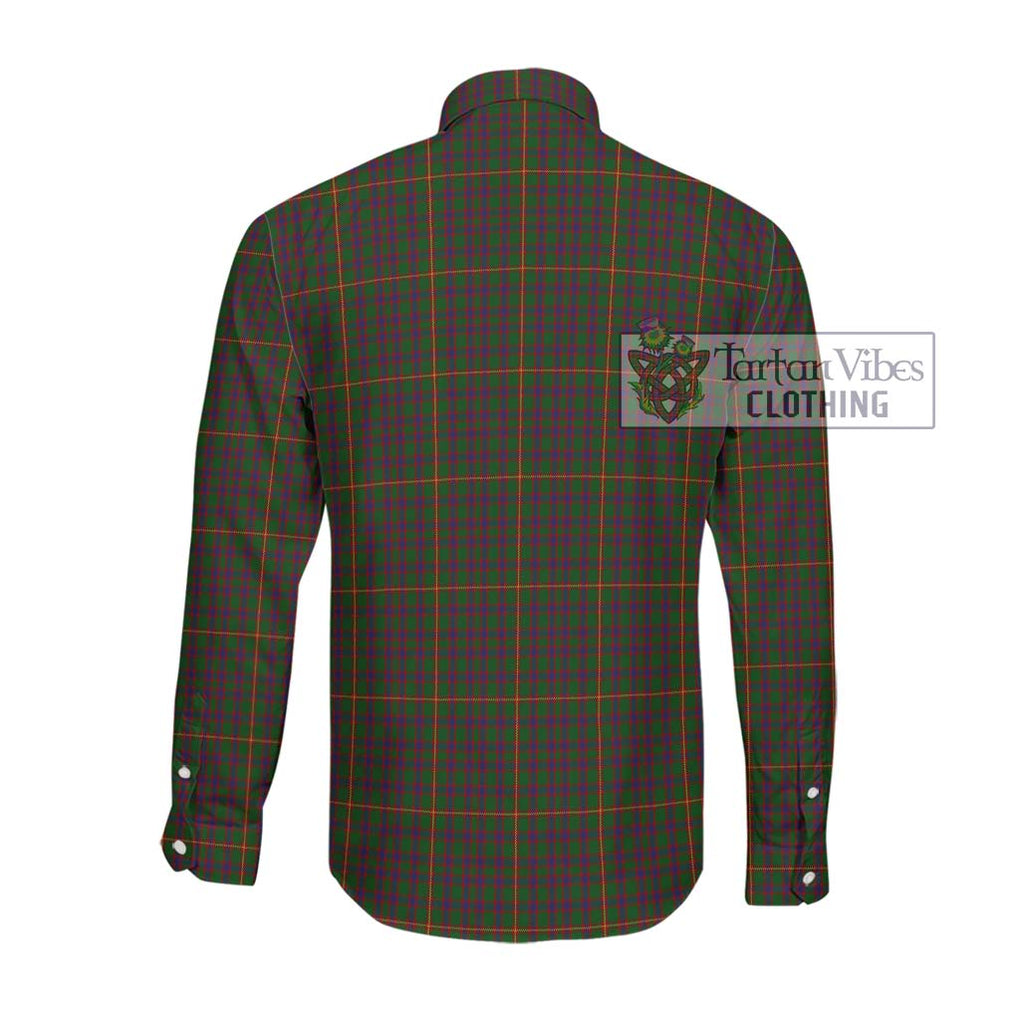 Hall Tartan Long Sleeve Button Shirt with Family Crest DNA In Me Style - Tartanvibesclothing Shop