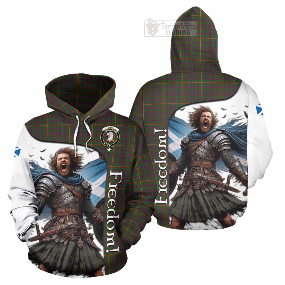 Tartan Vibes Clothing Hall Crest Tartan Hoodie Inspired by the Freedom of Scottish Warrior