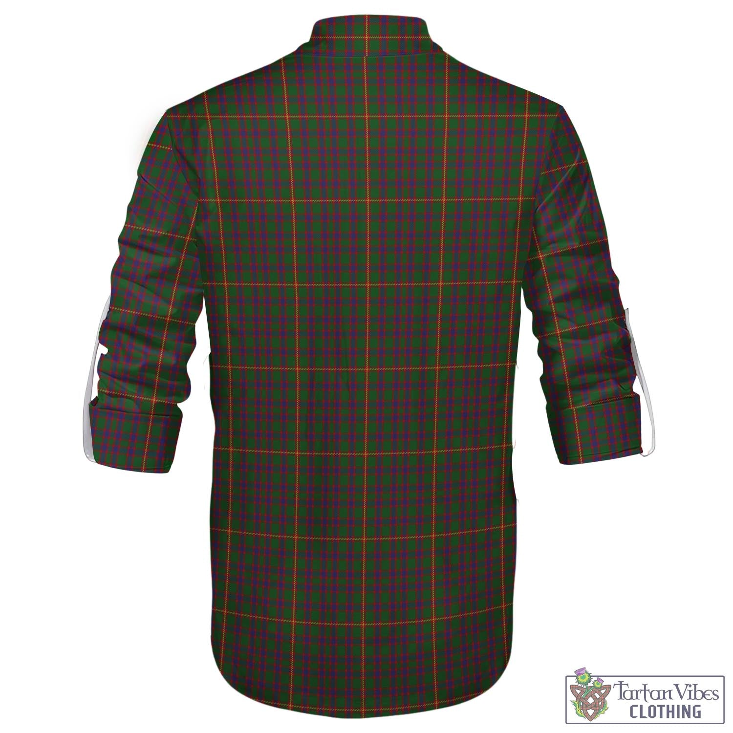 Tartan Vibes Clothing Hall Tartan Men's Scottish Traditional Jacobite Ghillie Kilt Shirt