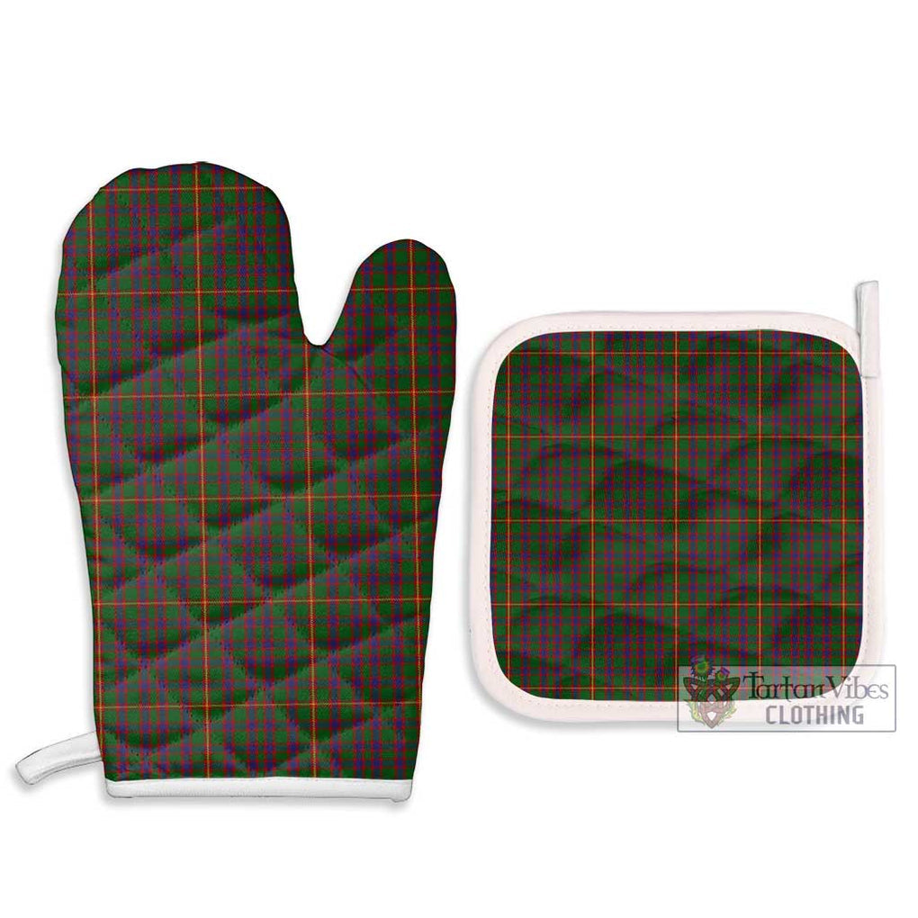 Hall Tartan Combo Oven Mitt & Pot-Holder Combo 1 Oven Mitt & 2 Pot-Holder White - Tartan Vibes Clothing