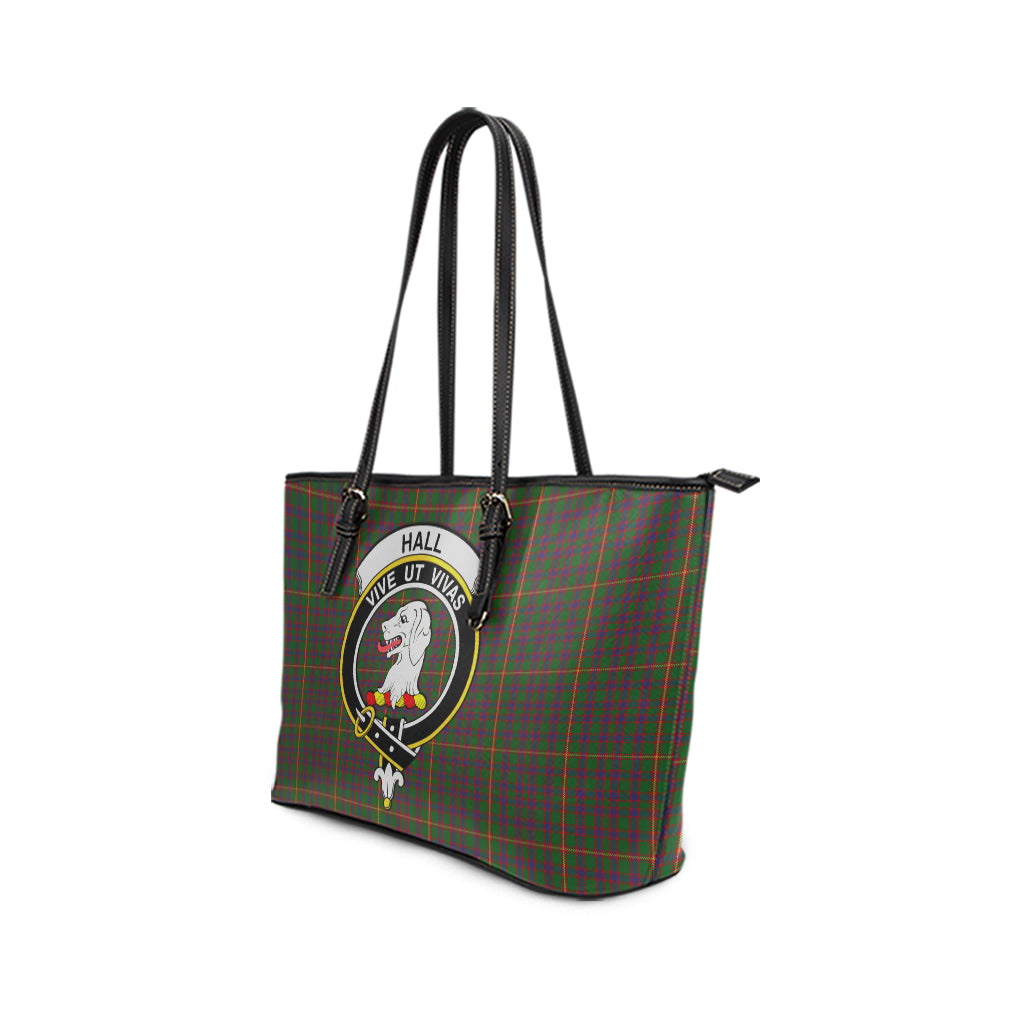 hall-tartan-leather-tote-bag-with-family-crest